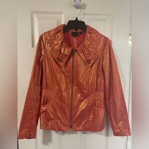 Tribal Shimmering Iridescent Lightweight Jacket Size 6